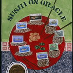 collage with postal stamps